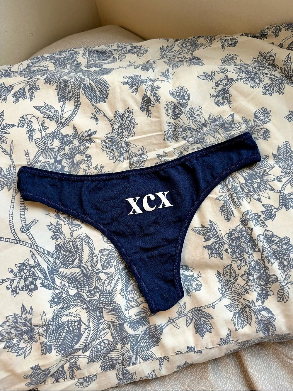 Rare Charli XCX confetti concert panties from NYC Blue Thong never worn merch
